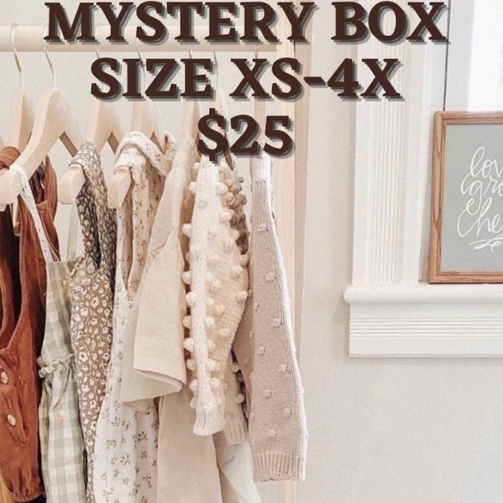 Mystery Box size S-3XL 5 for $25